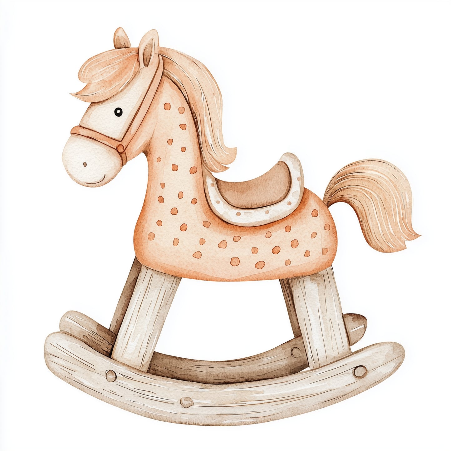 Pastel rocking horses (9 options)