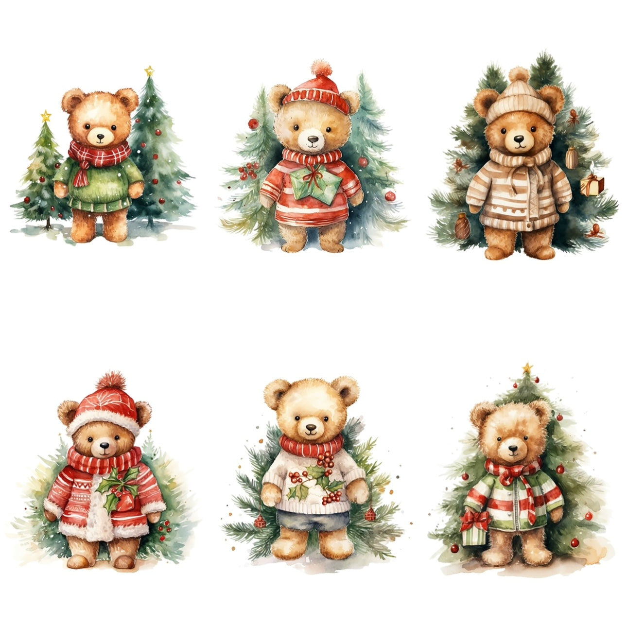Winter Bears (6 options)