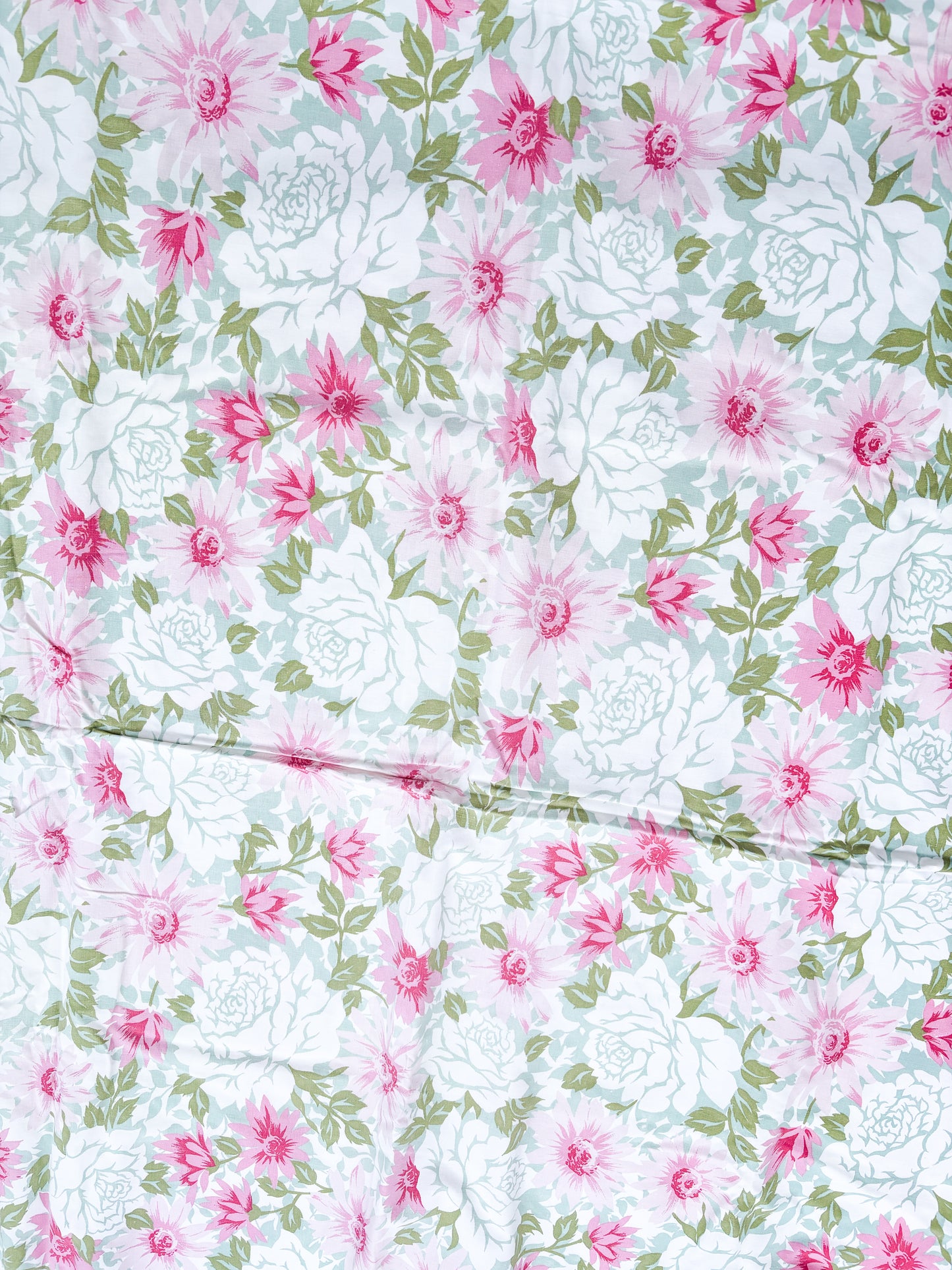 Pink & Aqua floral