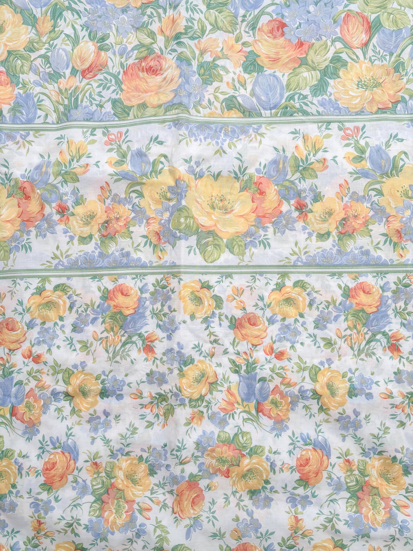 Blue and peach floral NO JUMPSUITS (UP TO 3-4 YEARS ONLY)