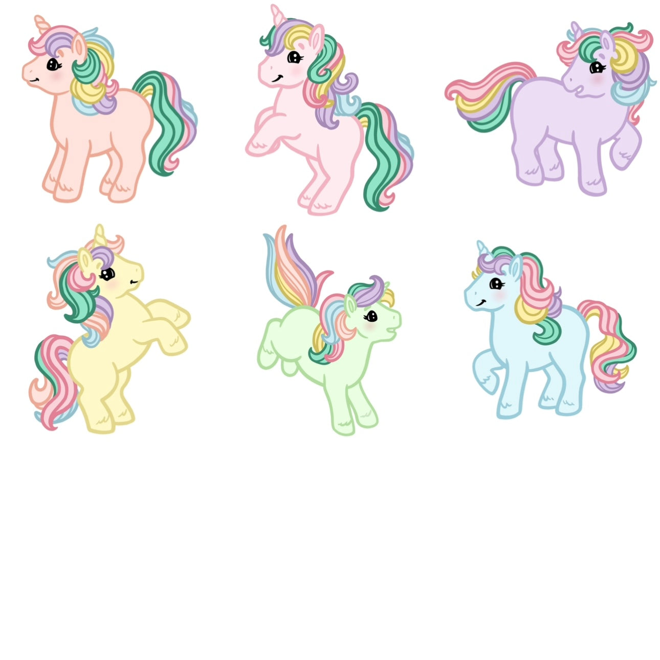 Ponies (6 options)