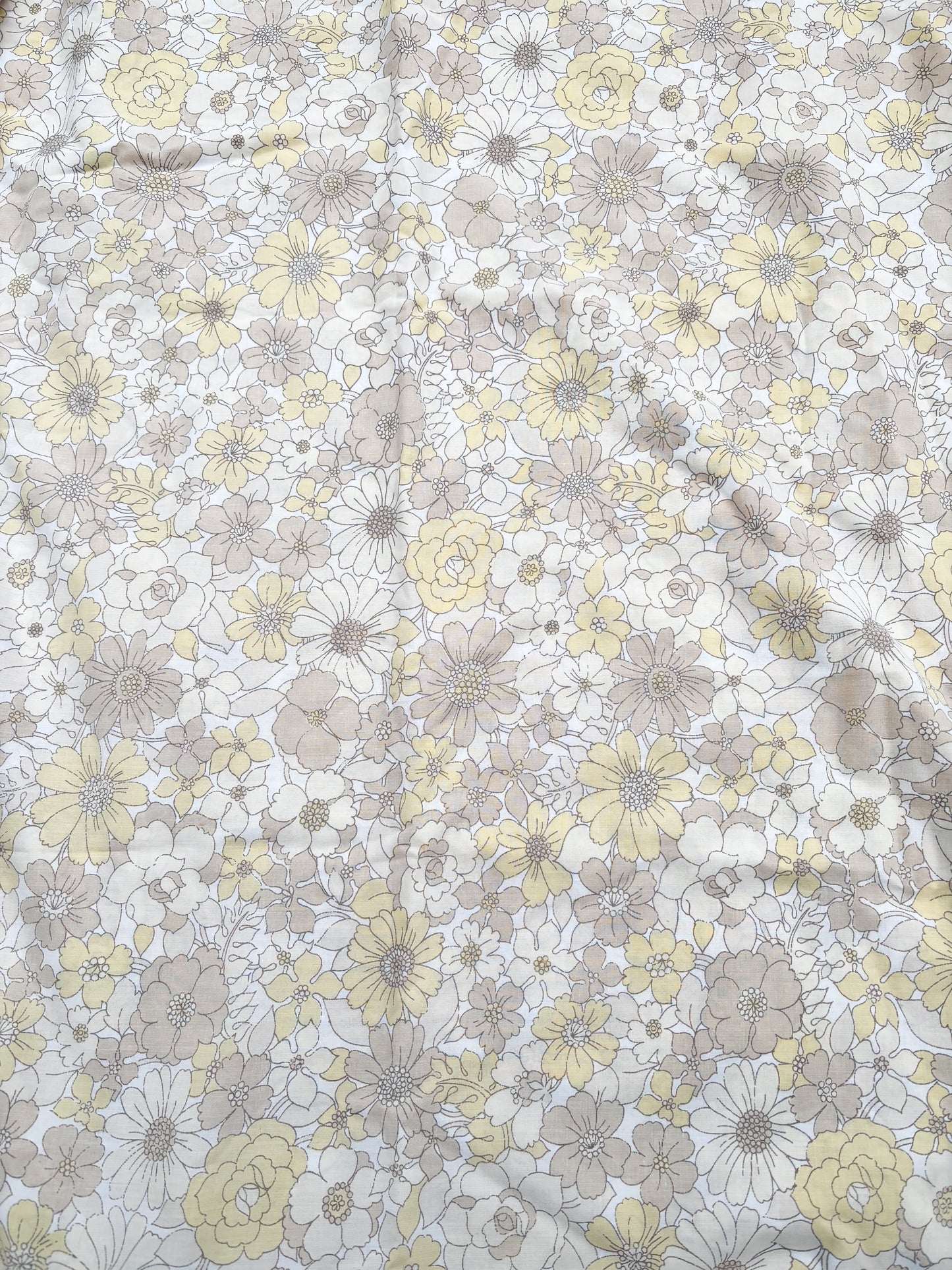 Beige and lemon retro