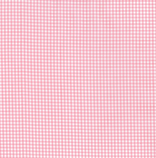 Pale pink gingham