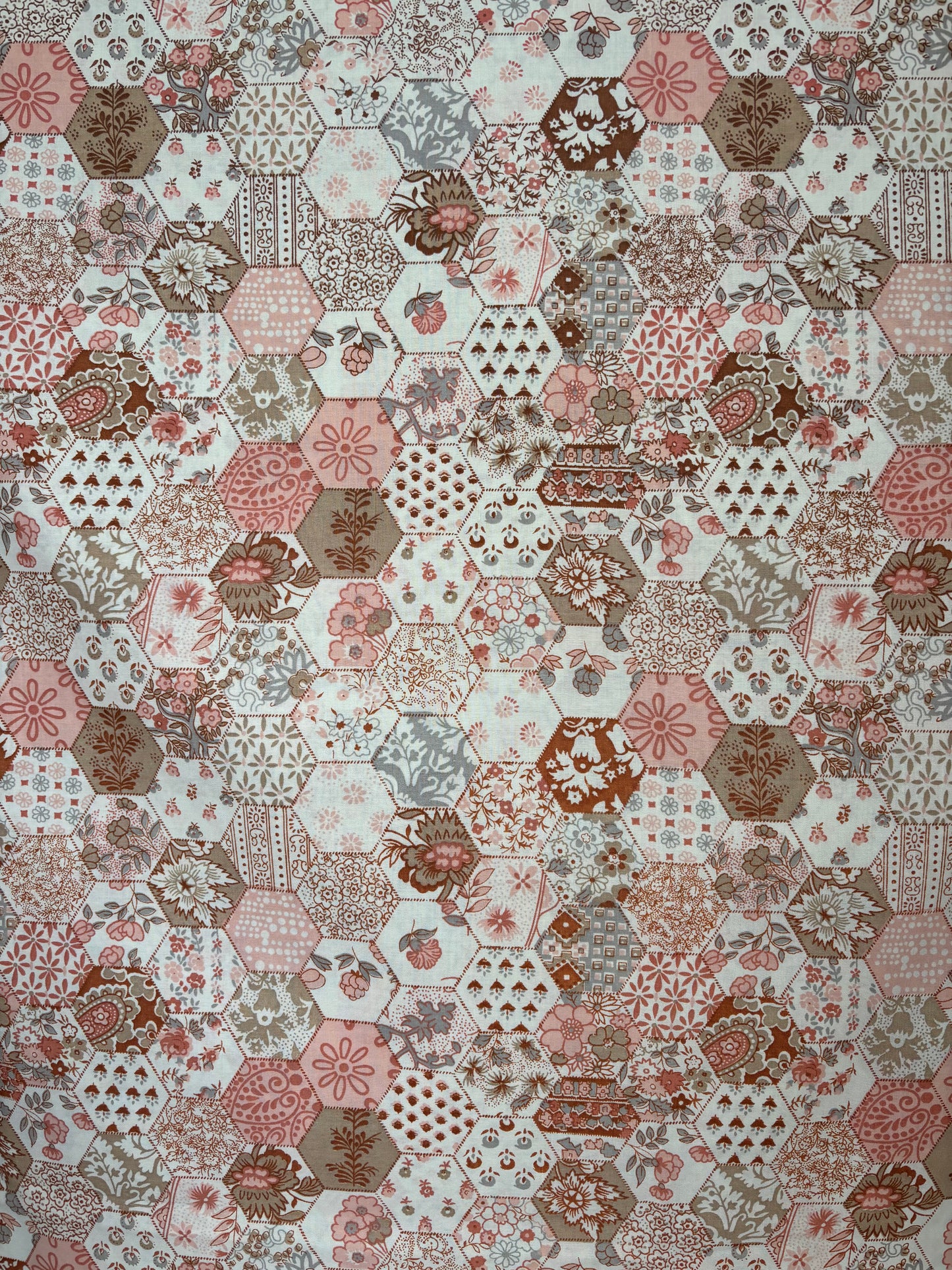 Peach patchwork