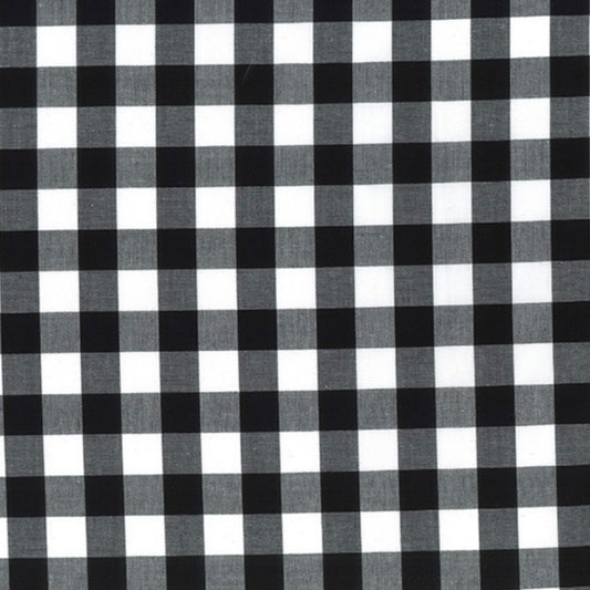 Chunky black gingham