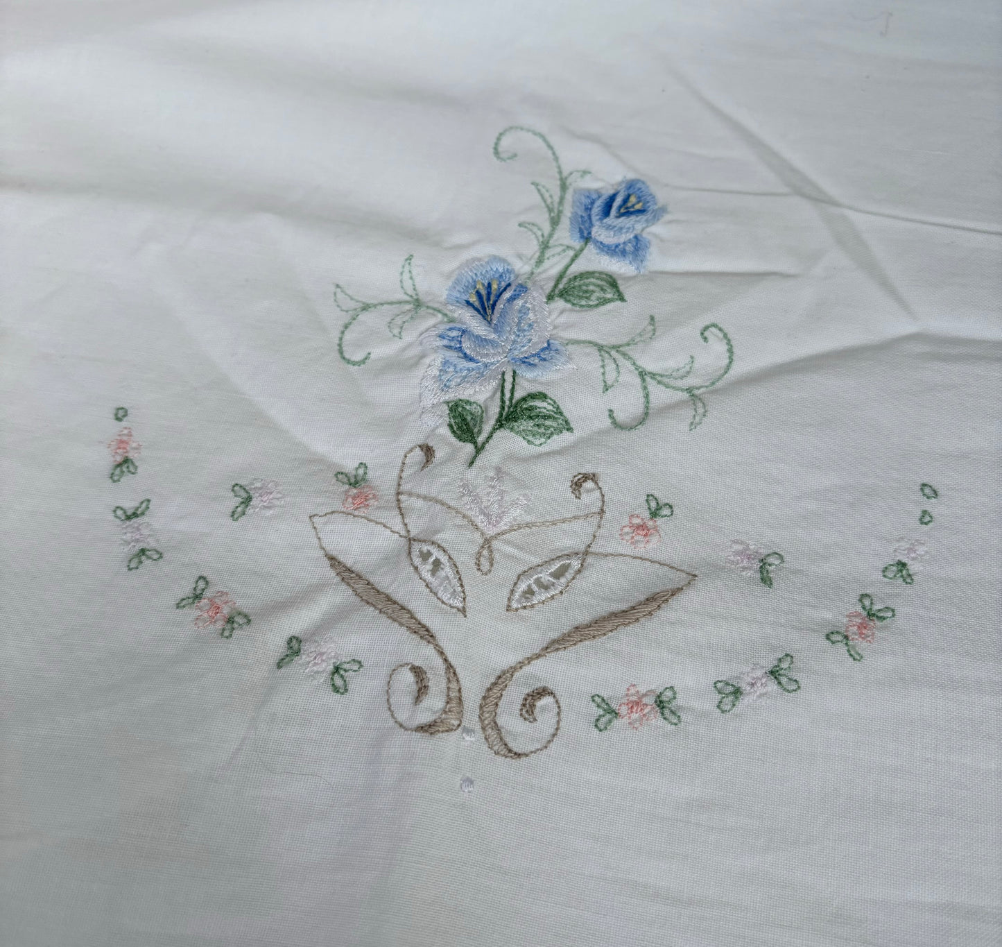 Vintage embroidery add-on