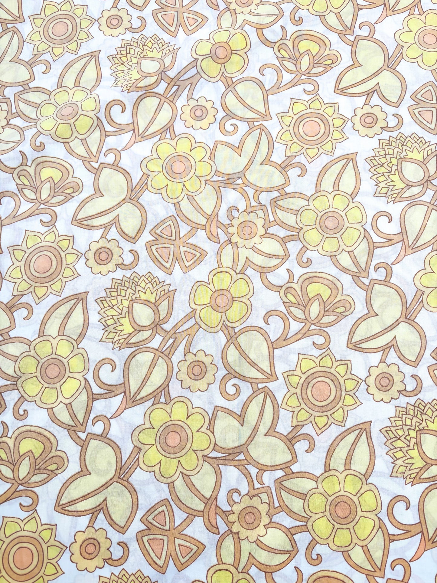 Camel retro floral
