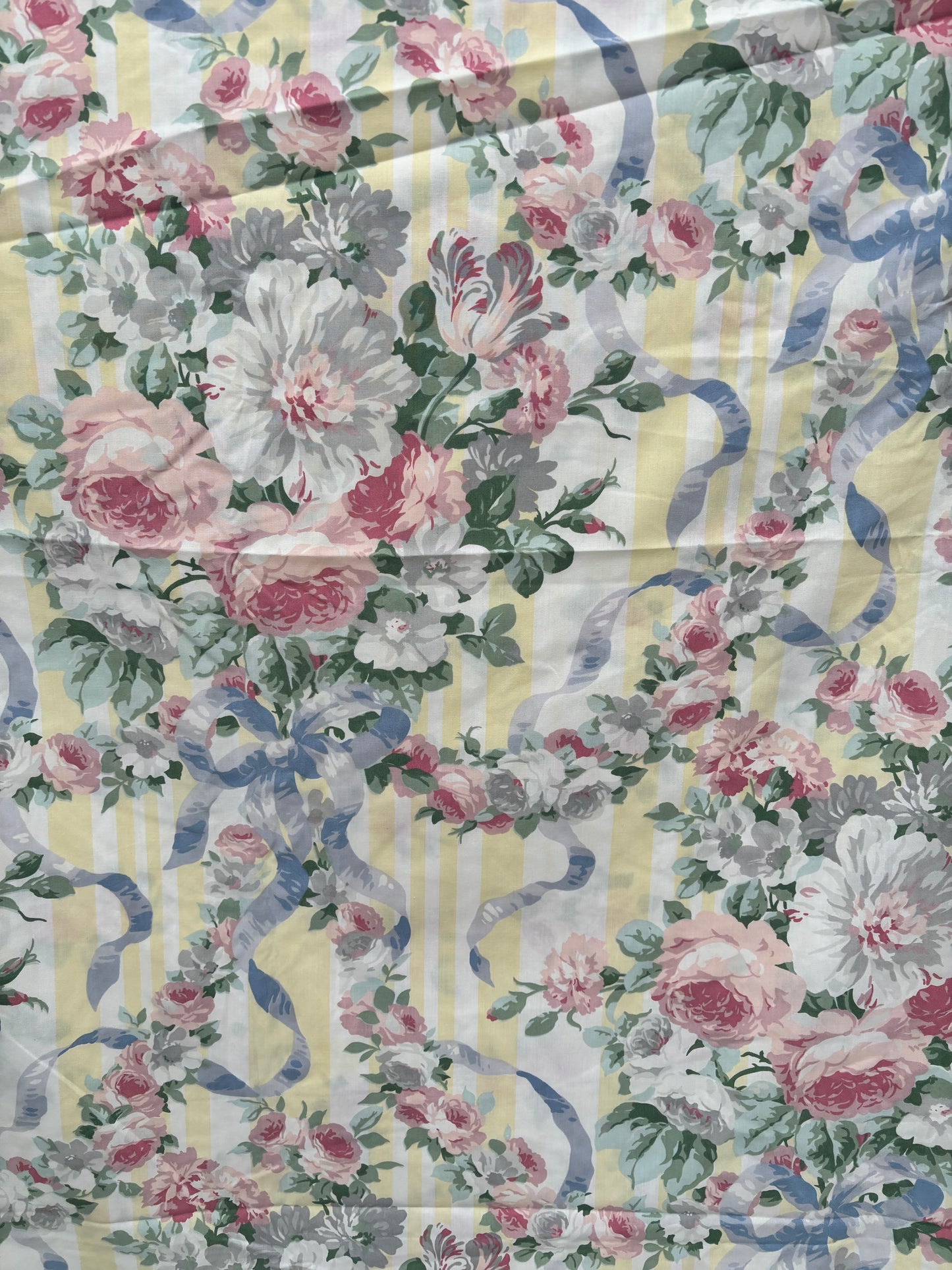 Lemon stripe floral