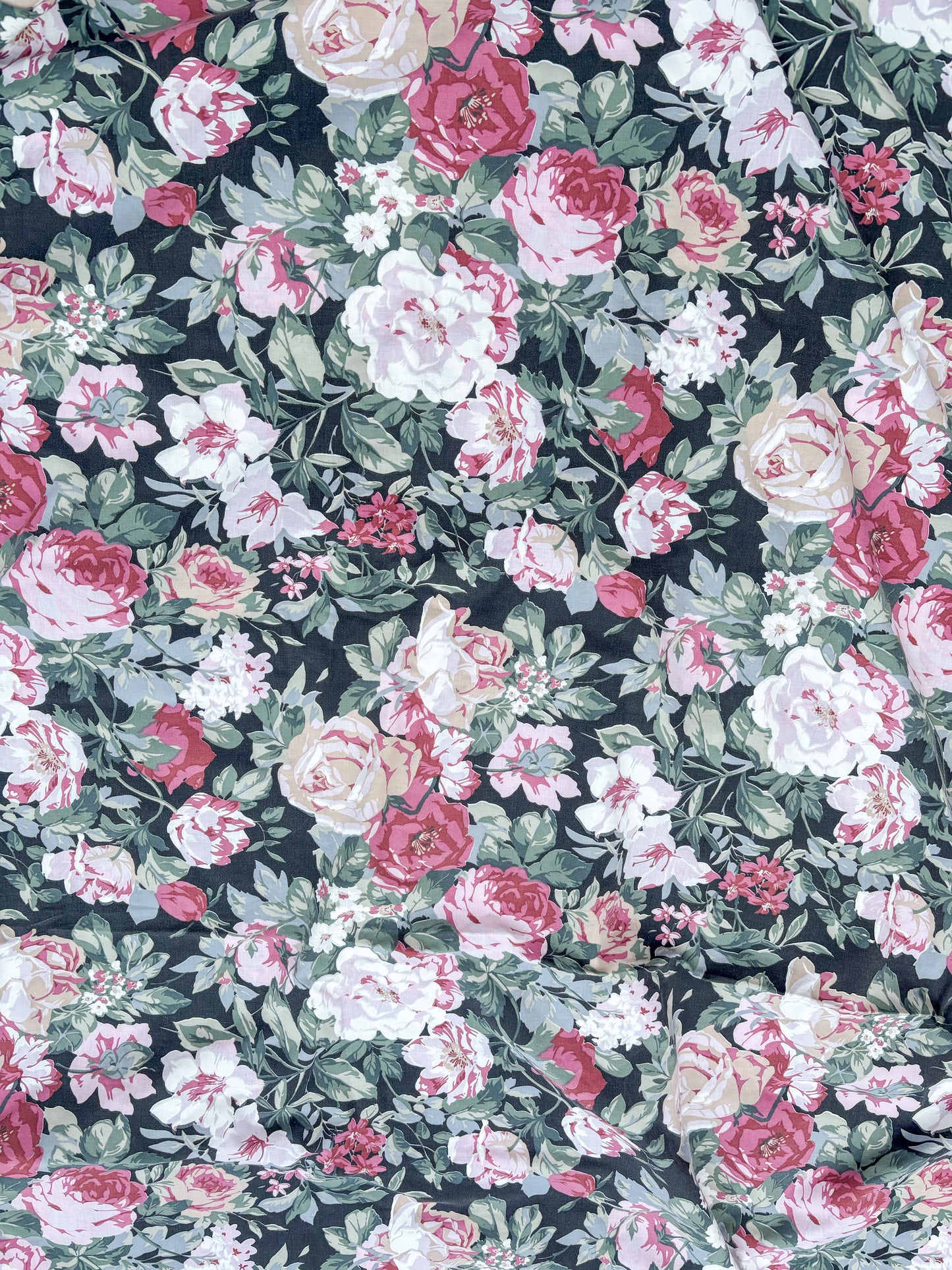 Burgundy floral