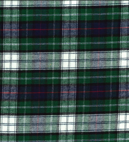 Brushed tartan - green