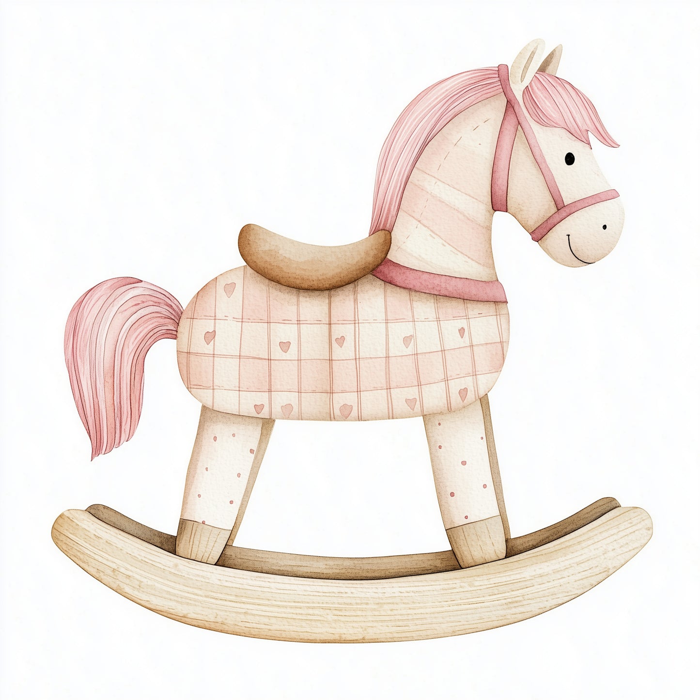 Pastel rocking horses (9 options)