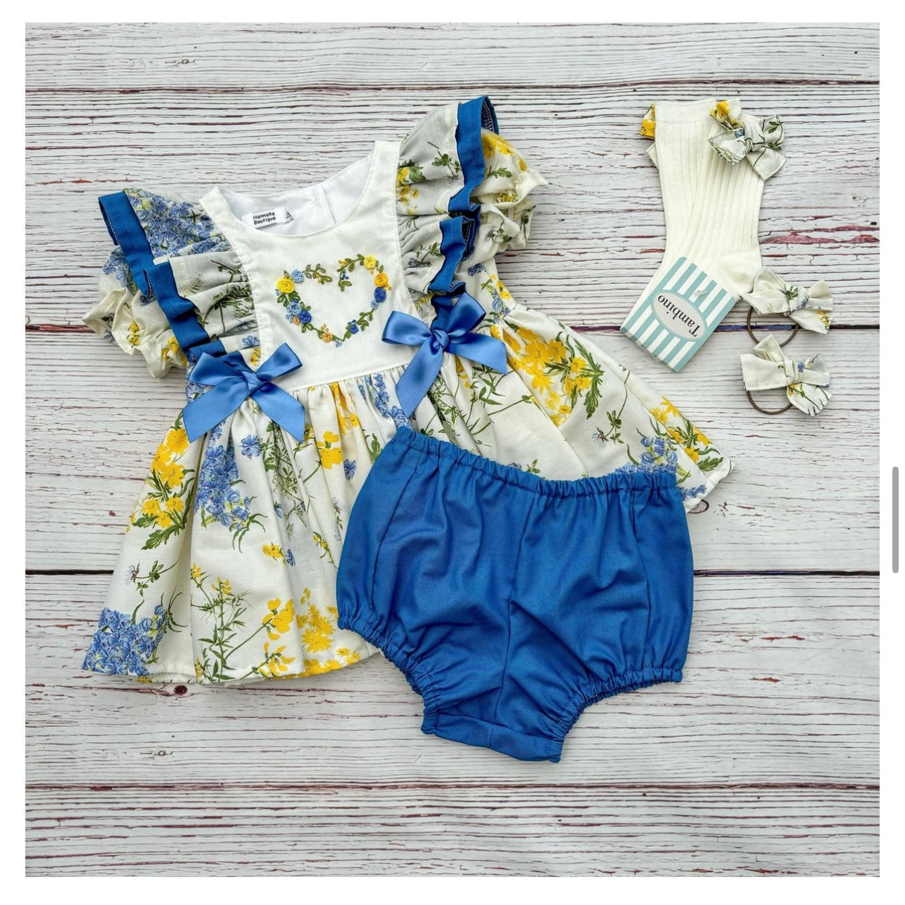 Hand Dyed Long Bow Socks