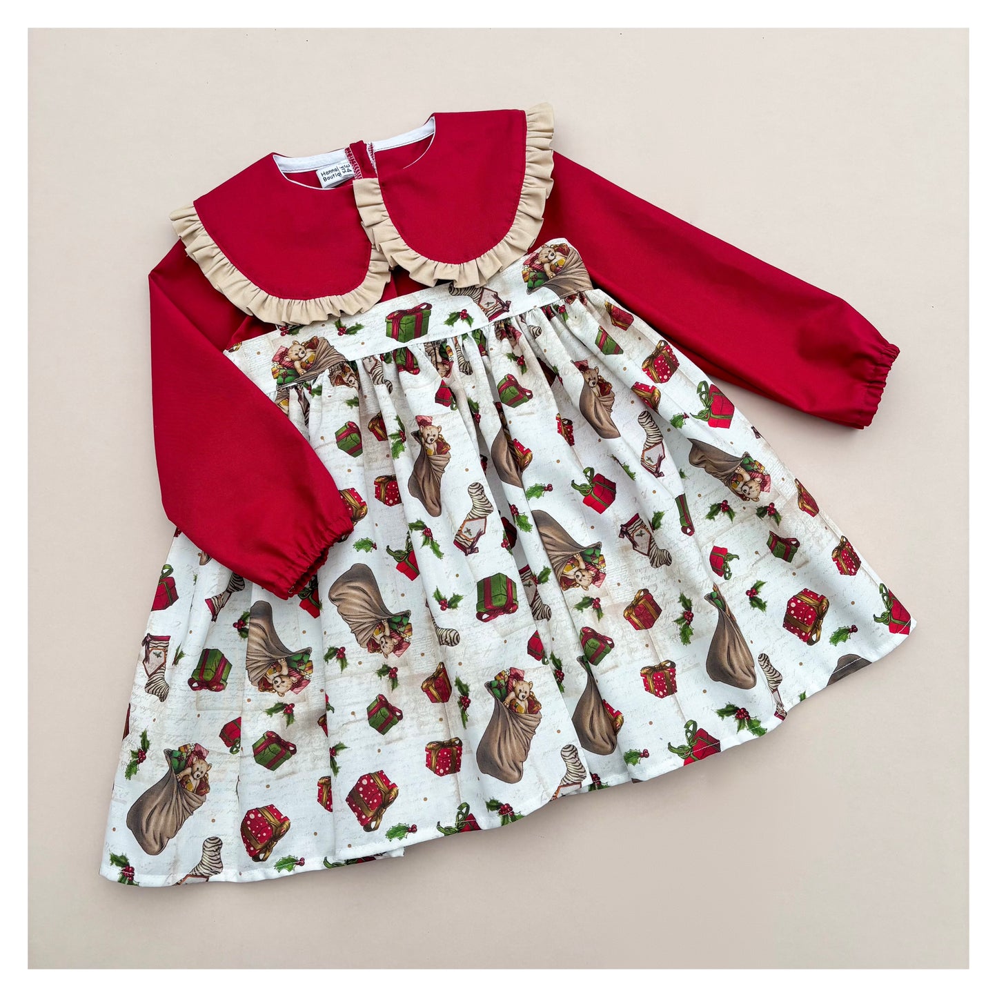 3-4 years POSIE dress & OLIVE blouse