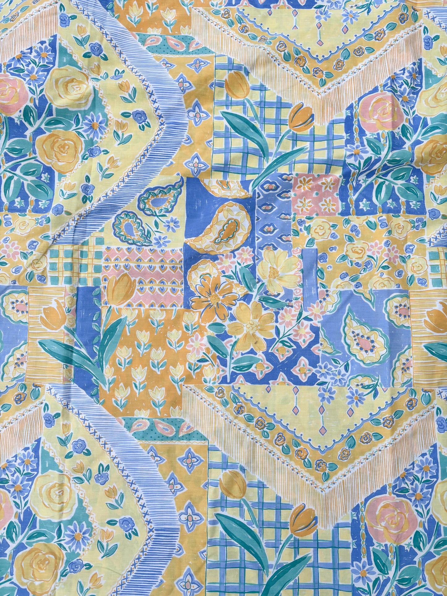 Blue & yellow floral (up to 5-6 years only)