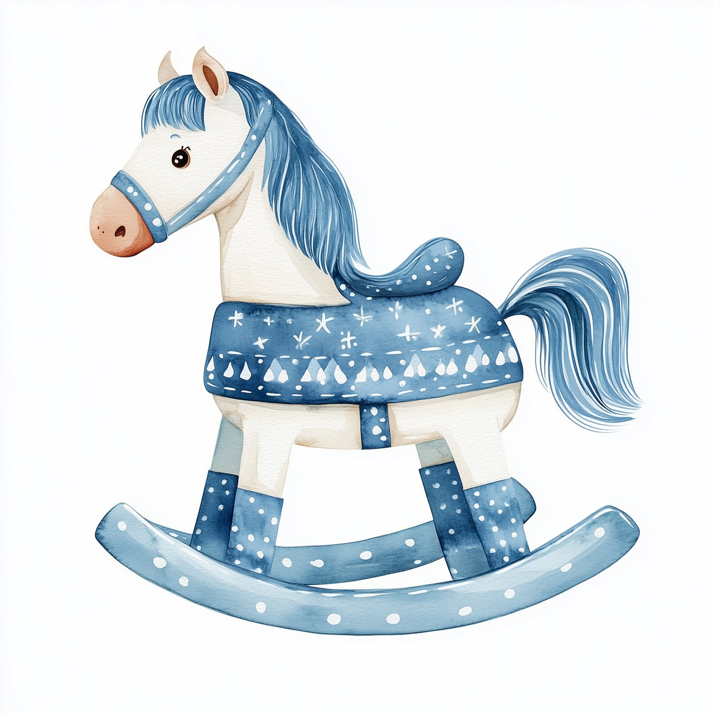 Christmas rocking horses (9 options)
