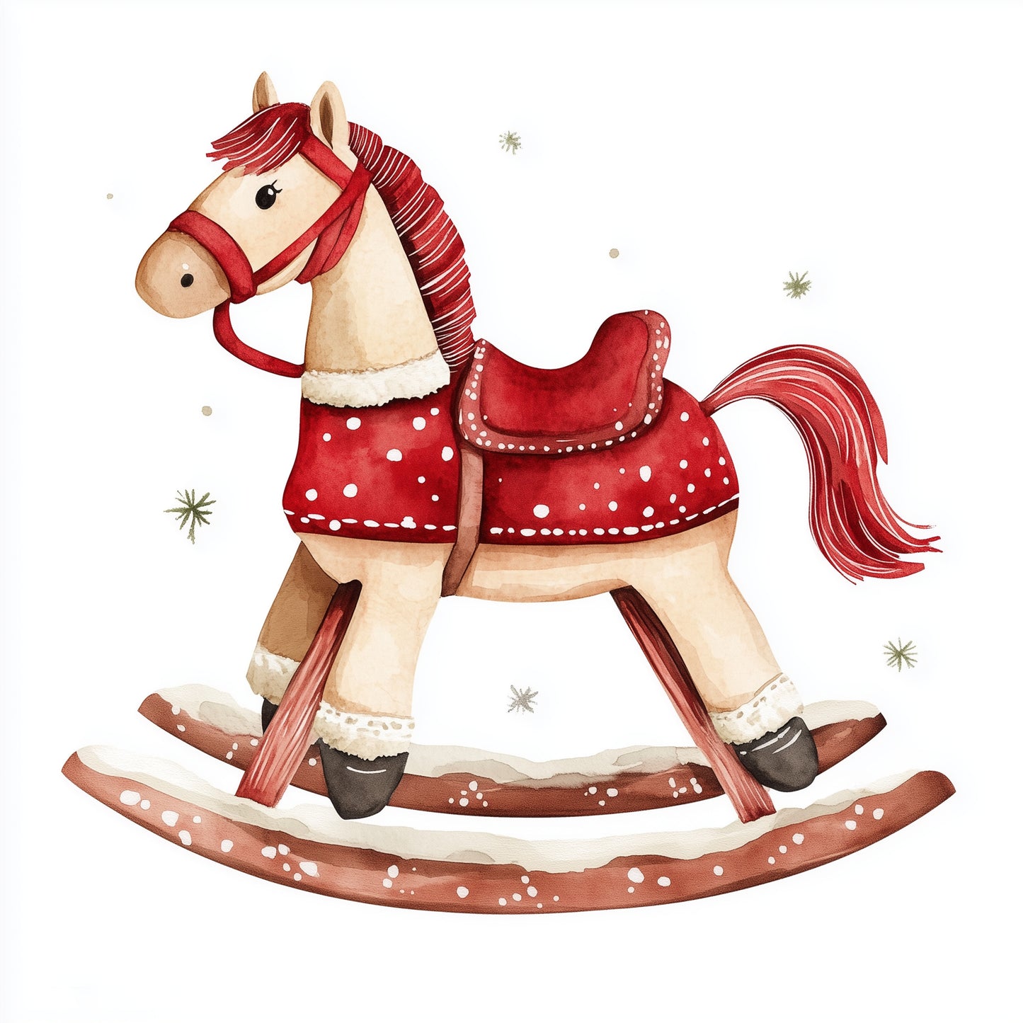 Christmas rocking horses (9 options)
