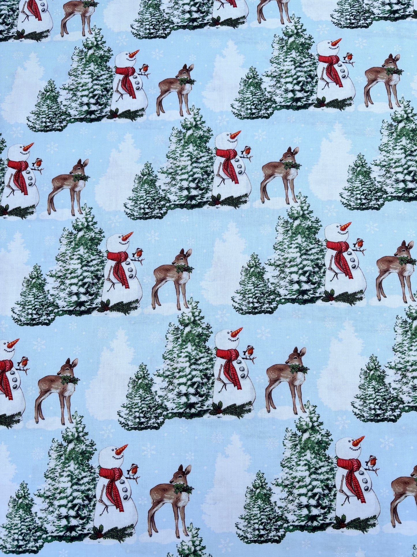 Blue snowmen