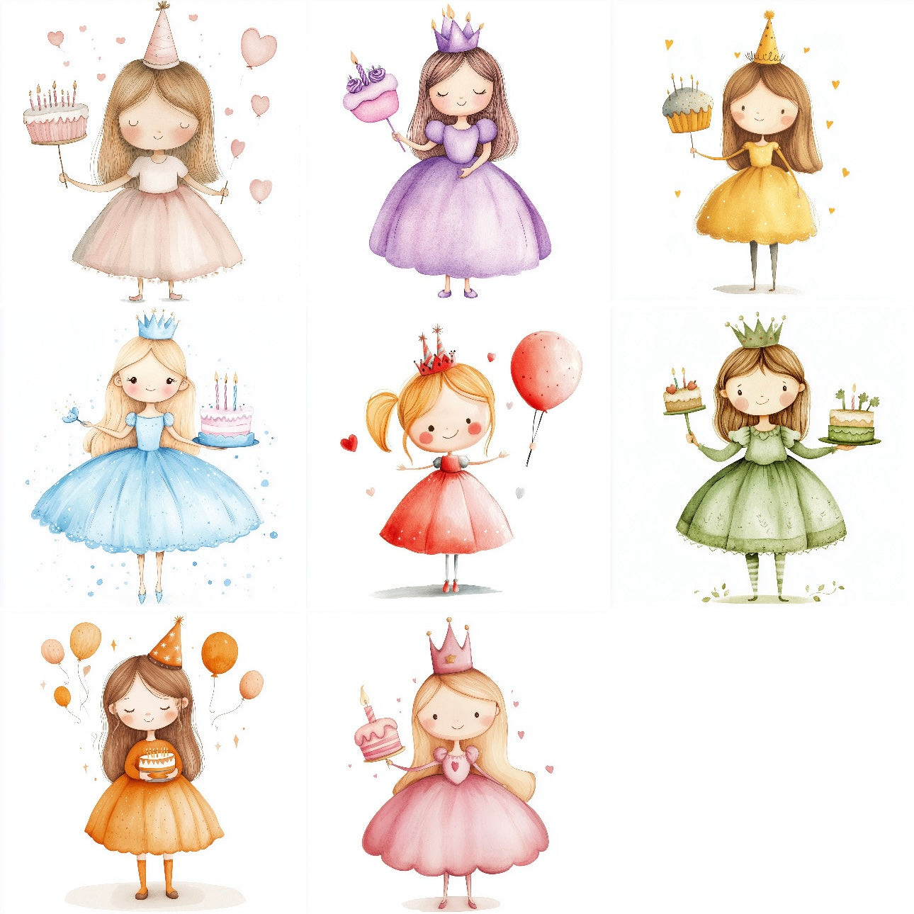 Birthday Princess (8 options)