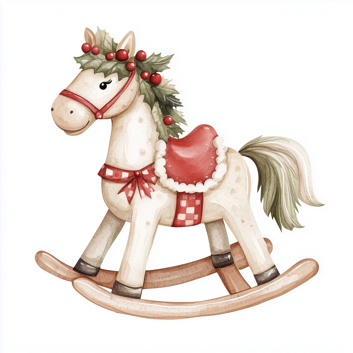 Christmas rocking horses (9 options)