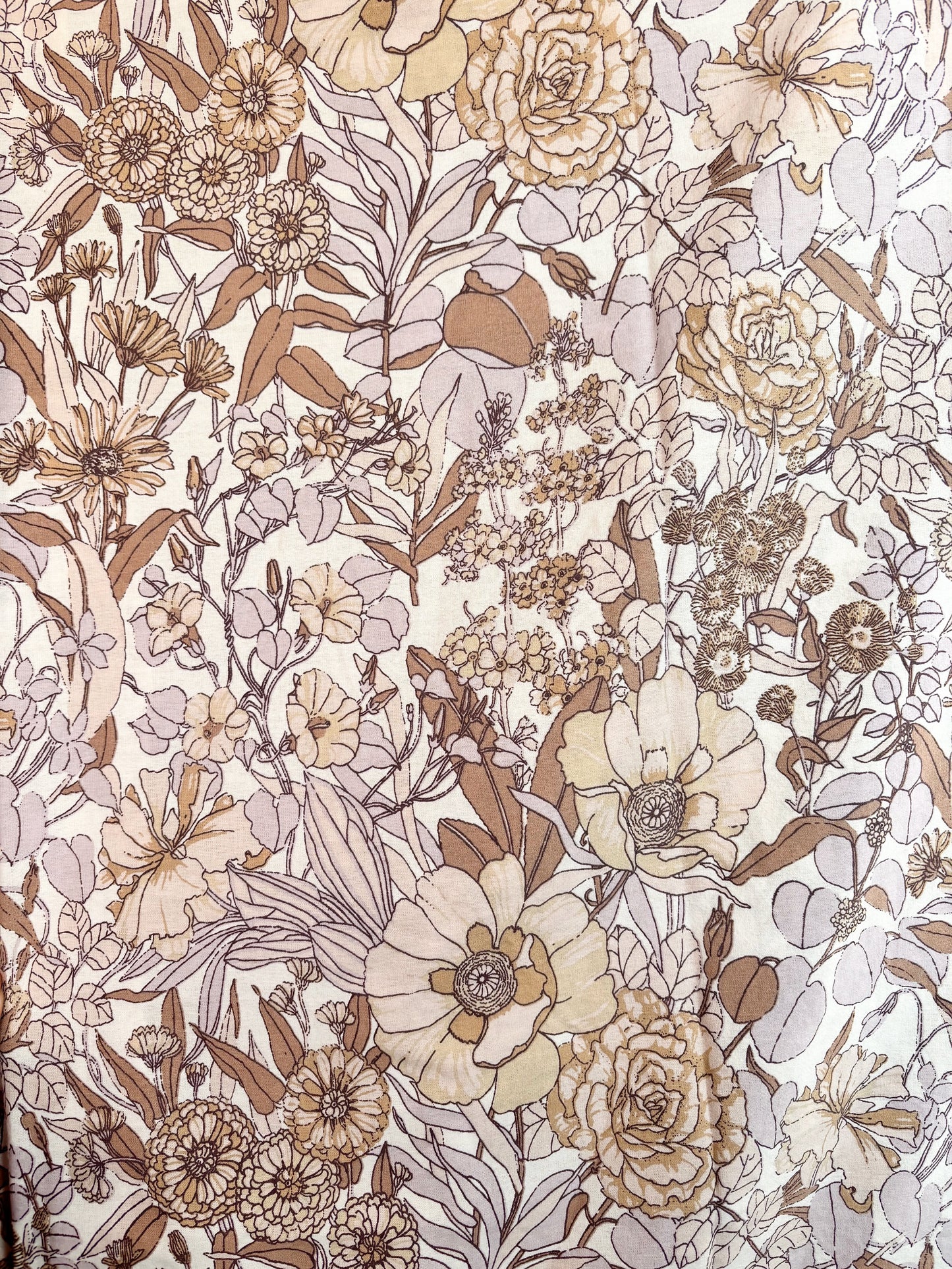 Beige floral