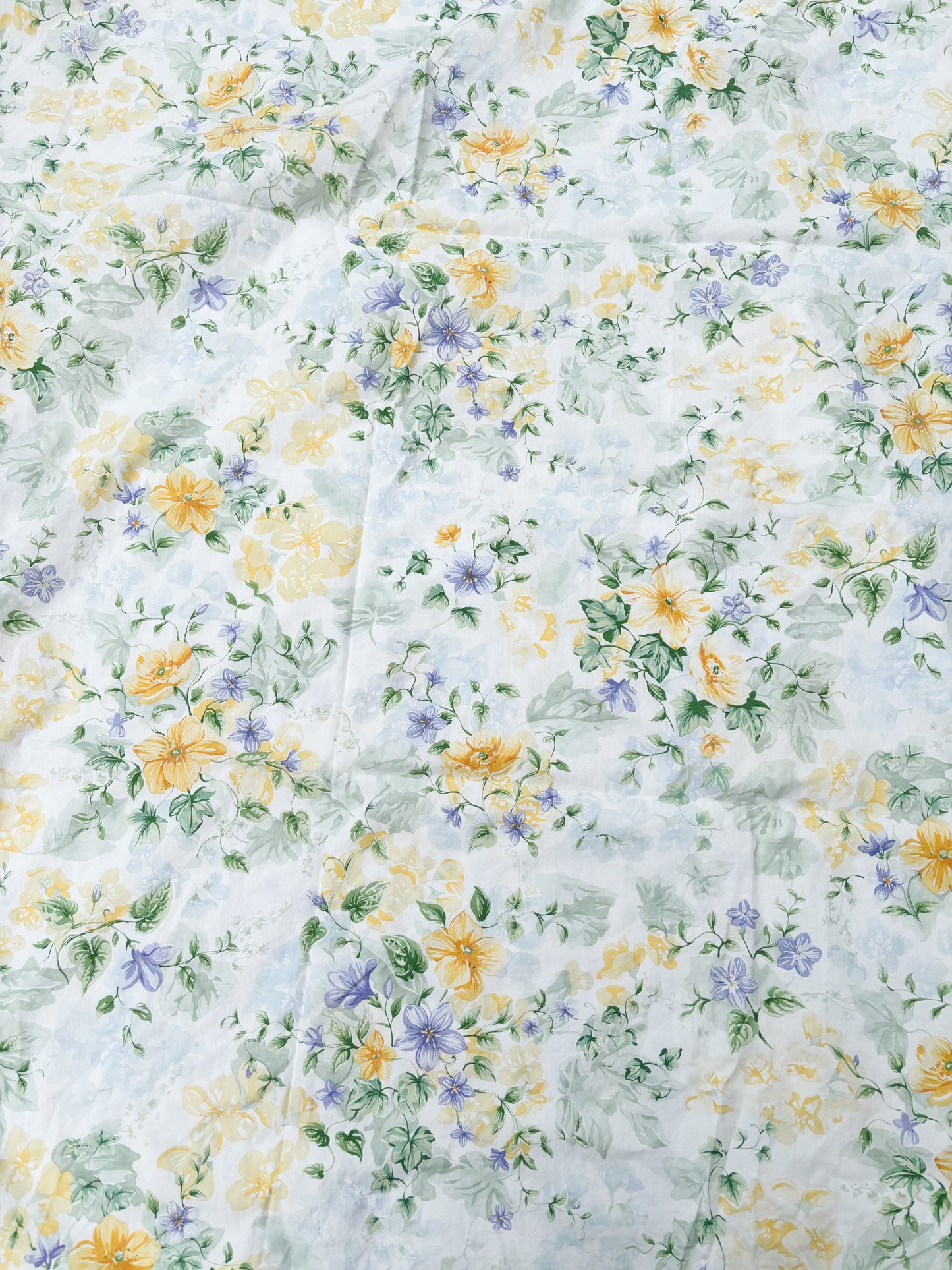 Blue and lemon floral