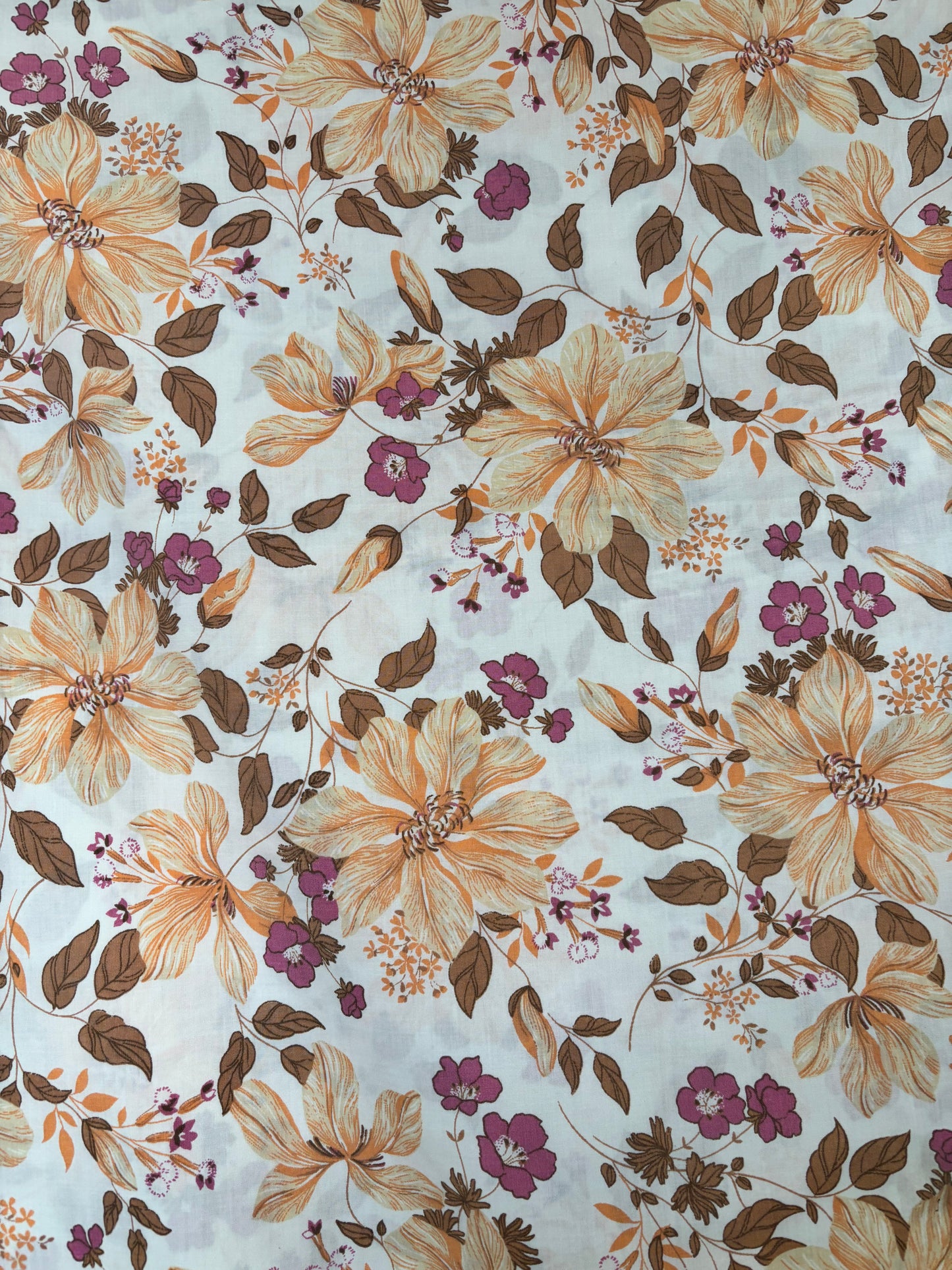 Pink and gold floral