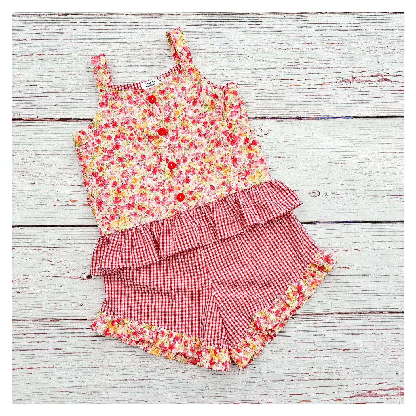 SURPRISE Summer Top & Shorts MADE TO ORDER