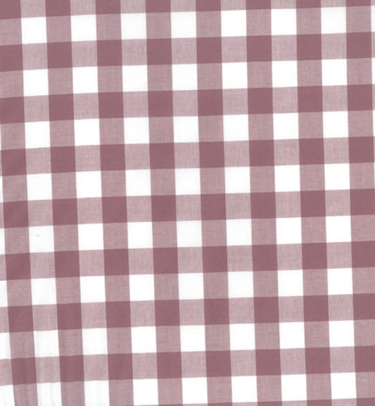 Chunky mauve gingham