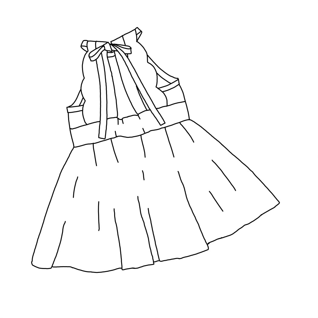 SURPRISE Summer Lace Back Dress MADE TO ORDER