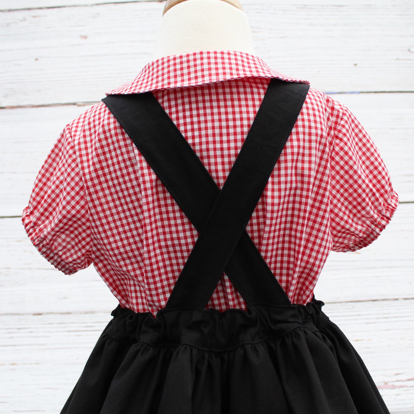 Cross back school pinafore