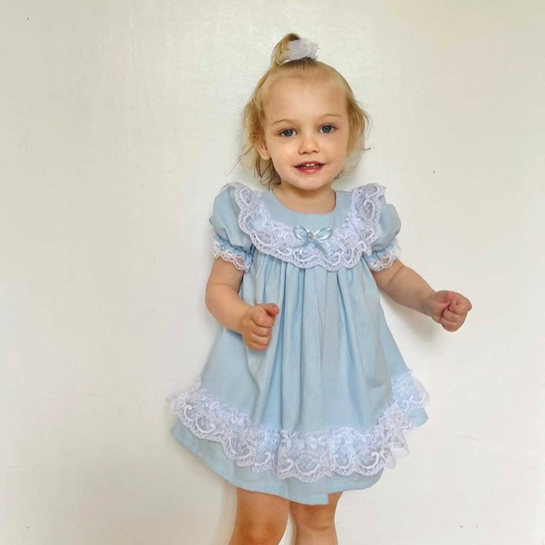 Babydoll Lace Dress & Bloomers (3 colours) MADE TO ORDER