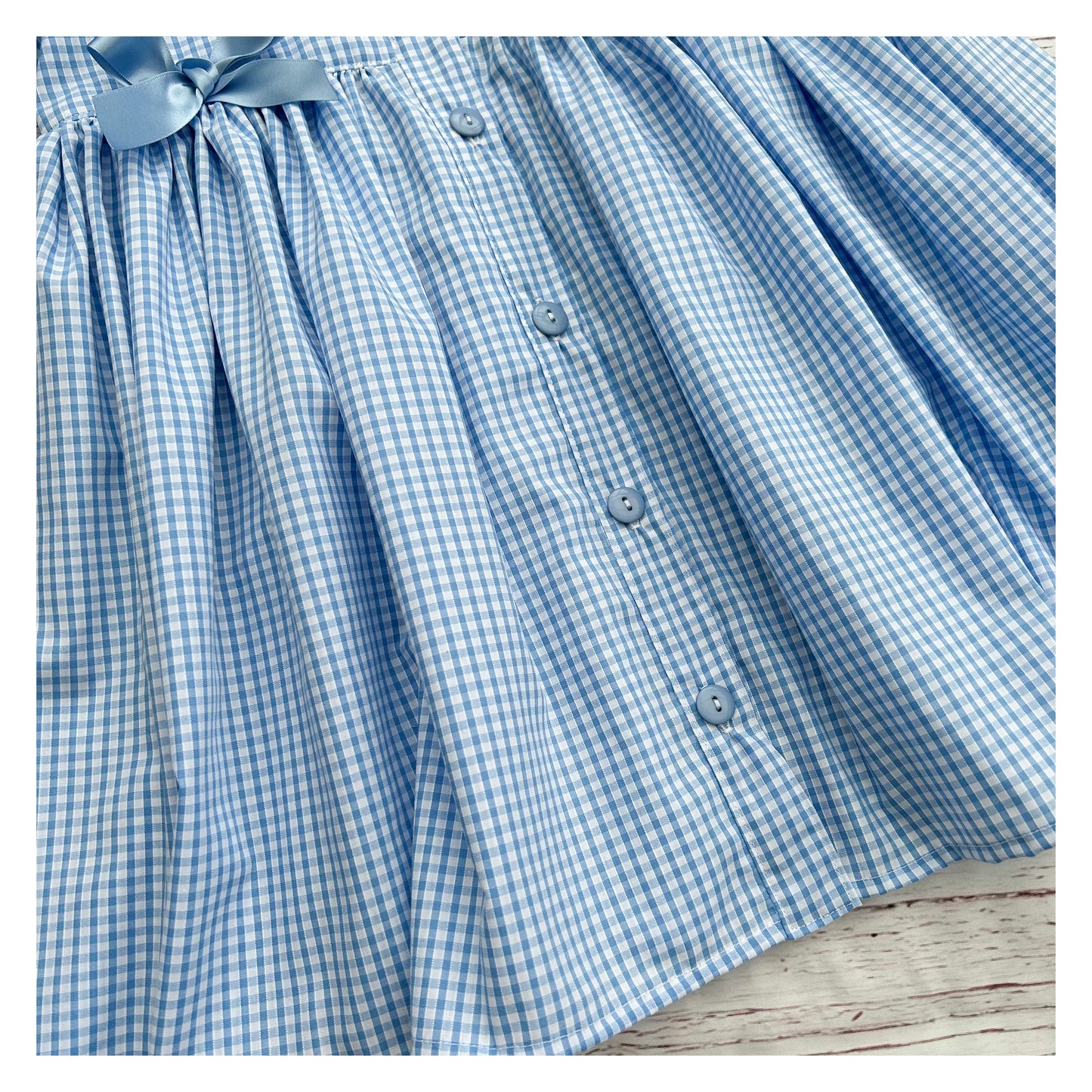 Oversized collar school dress