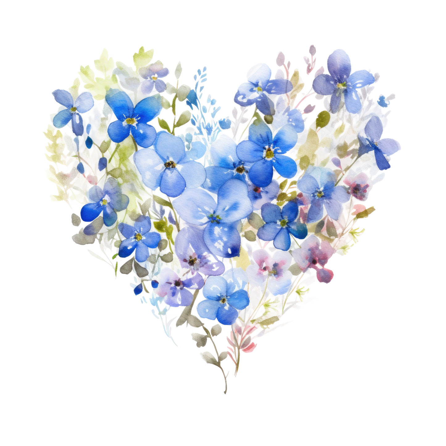 Floral hearts (9 options)
