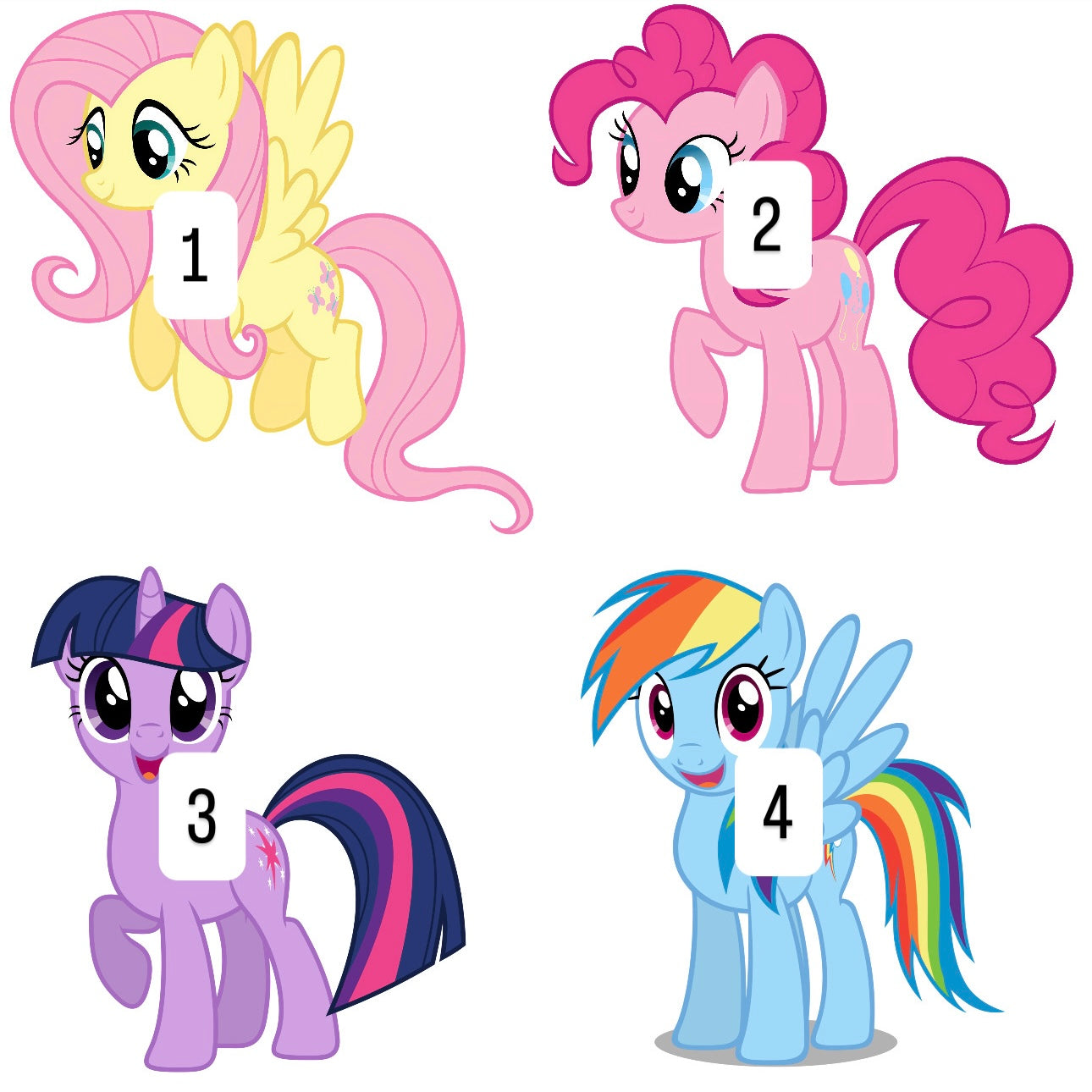Rainbow Ponies (4 options)