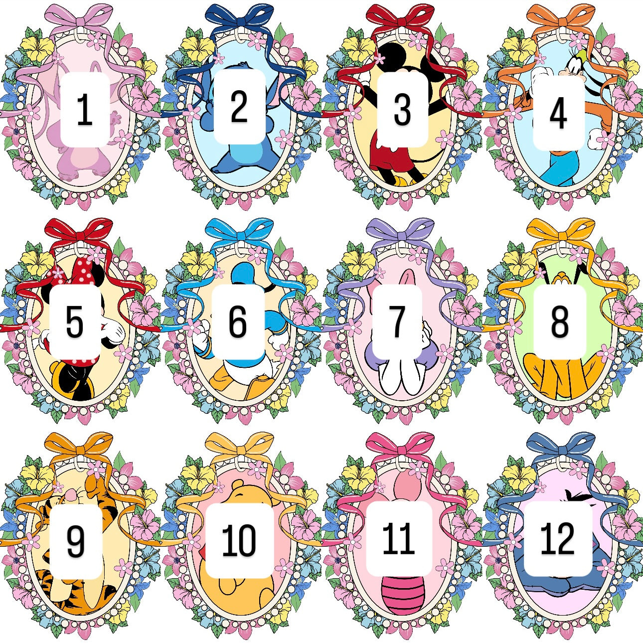 Characters 1 (12 options)