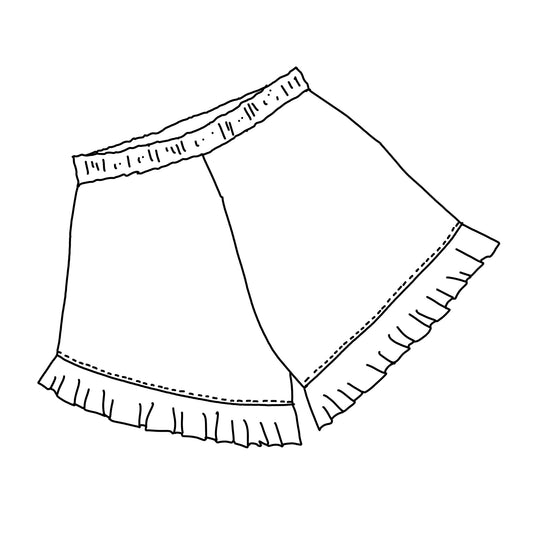Gingham school shorts