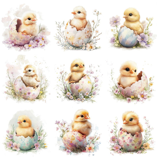 Easter chicks (9 options)