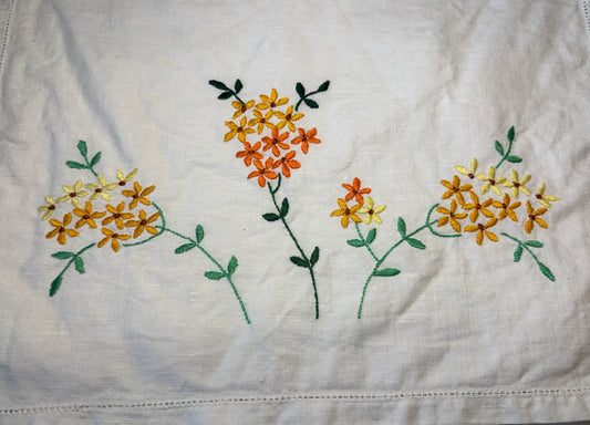 Vintage embroidery add-on