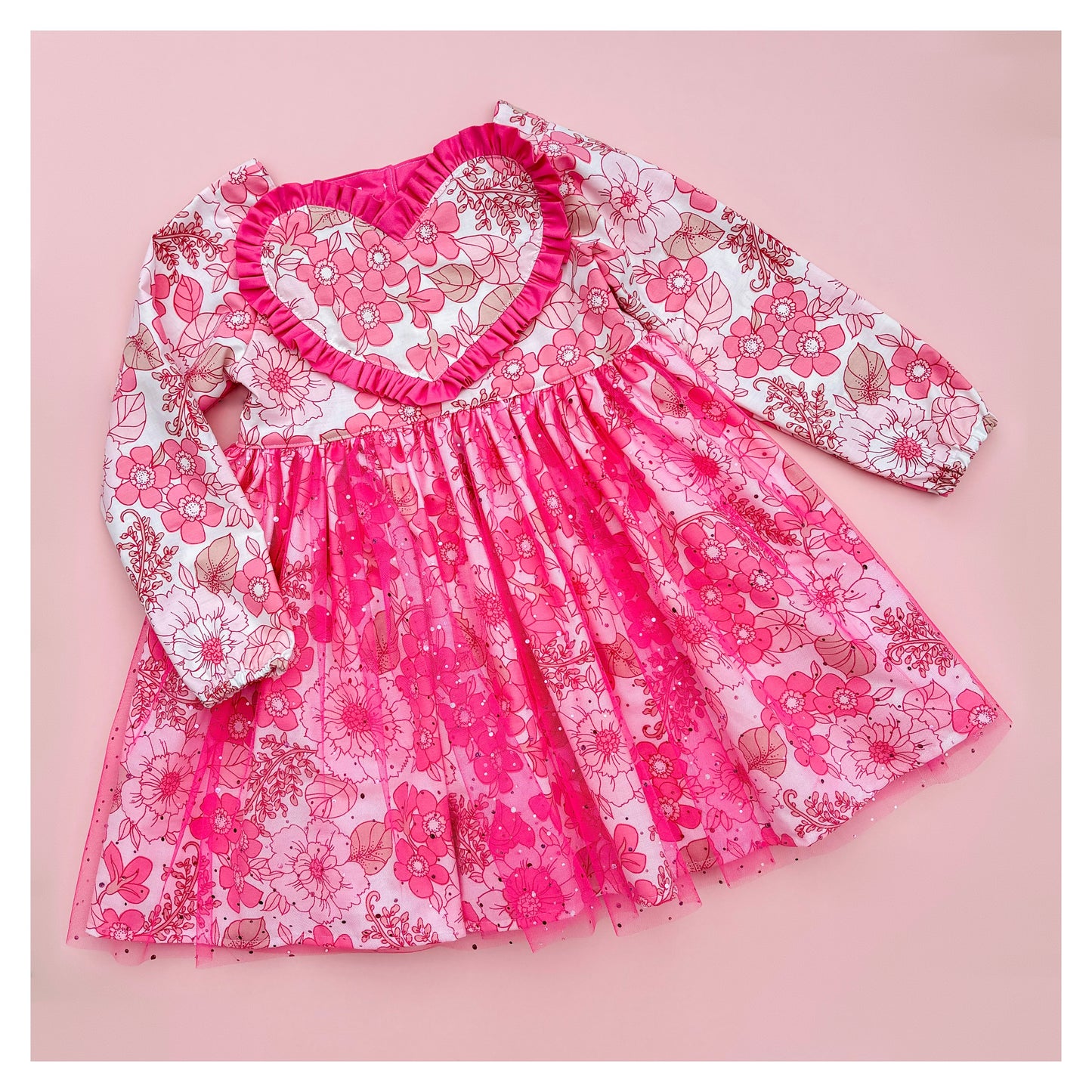 Tulle heart outfit MADE TO ORDER