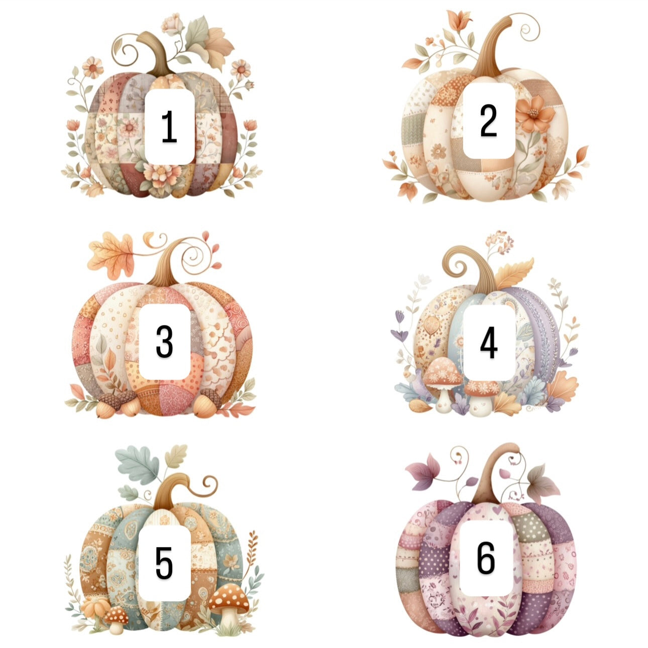 Pumpkins (6 options)