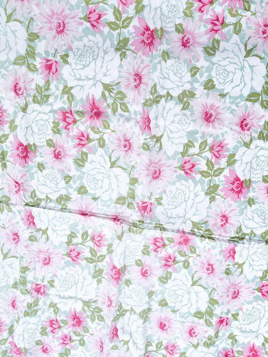 Pink & Aqua floral