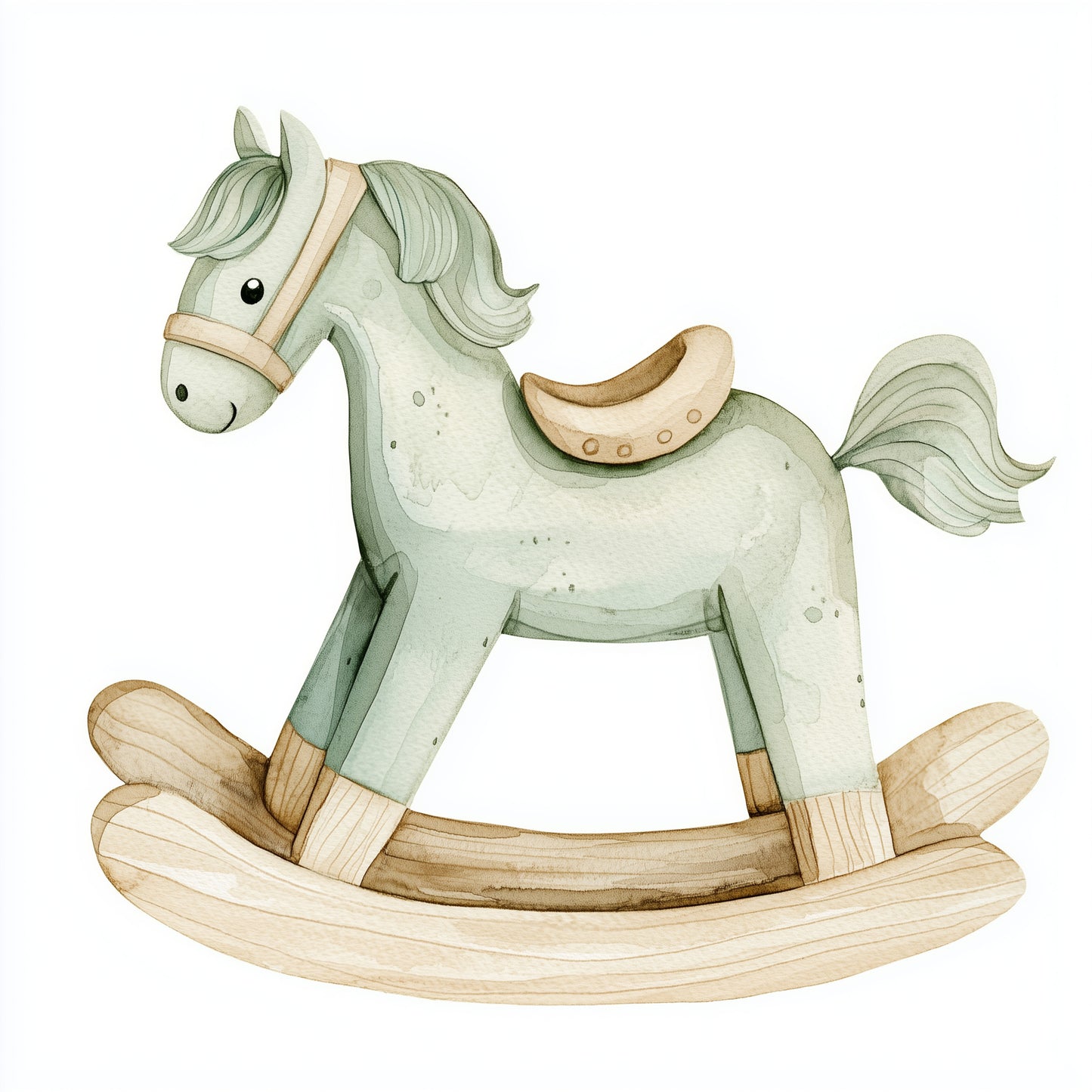 Pastel rocking horses (9 options)