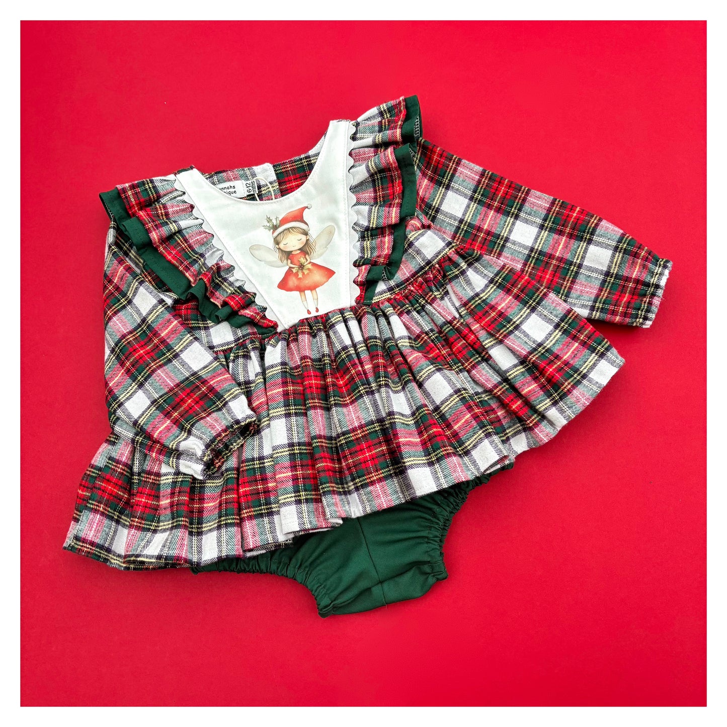 Brushed tartan - white