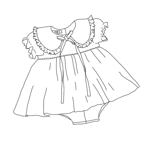 OLIVE two piece (SURPRISE fabric - deal of the month - February)