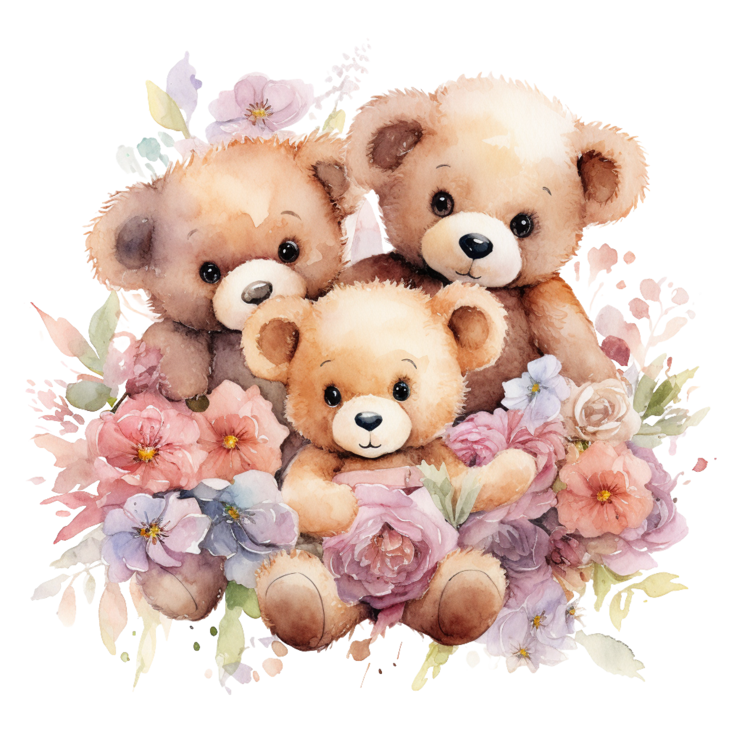 Floral Bears (21 options)