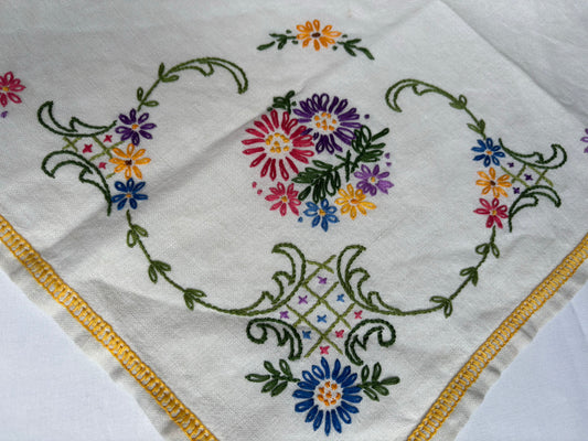 Vintage embroidery add-on