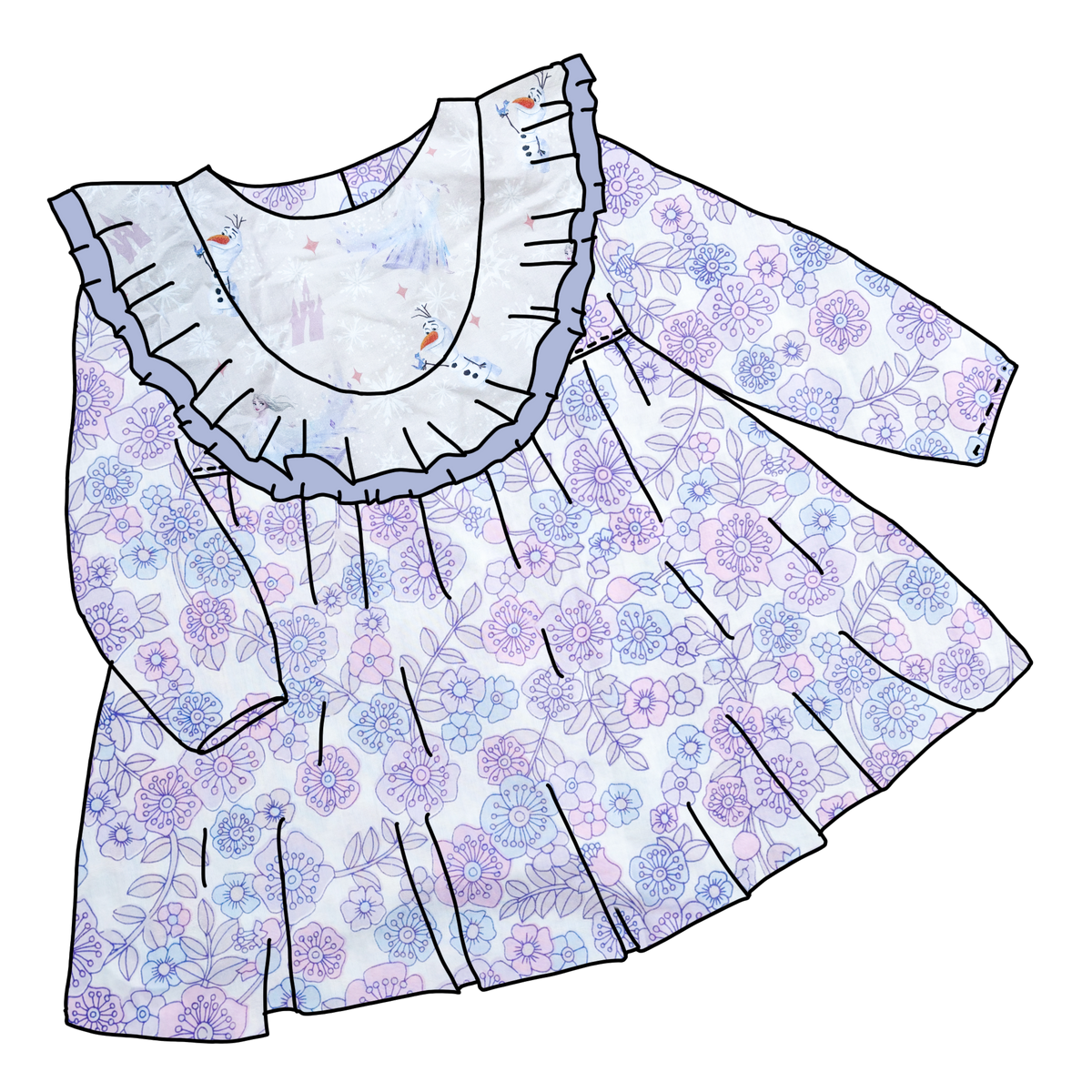 Character fabric slot (clash make in both prints)