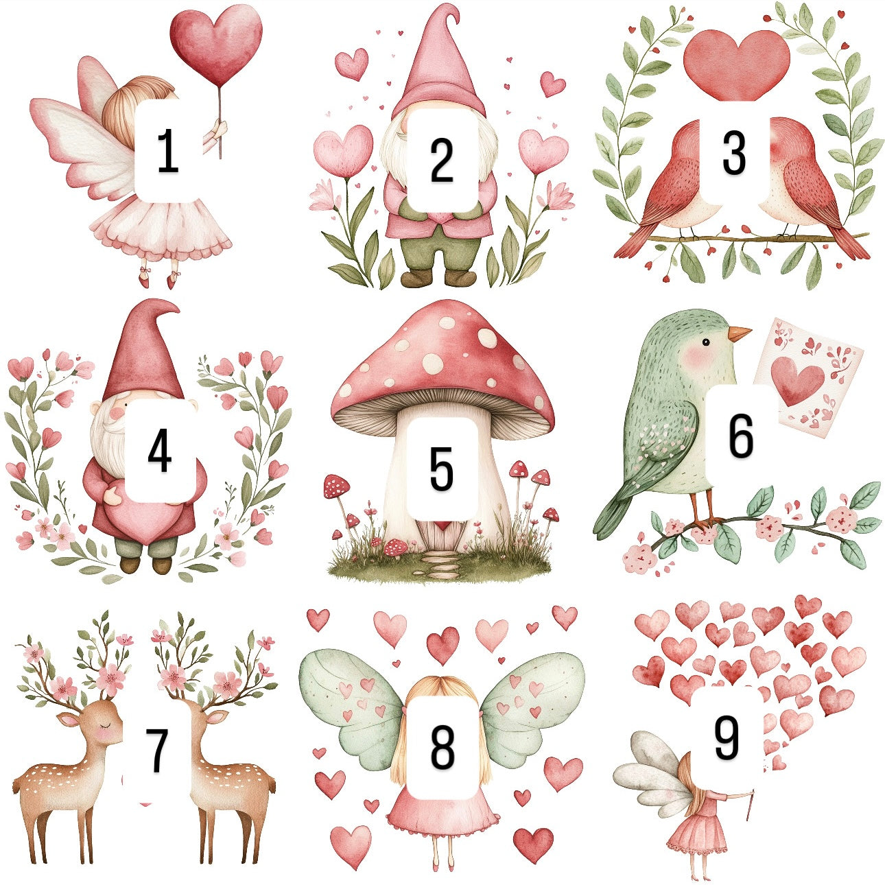 Valentines (9 options)