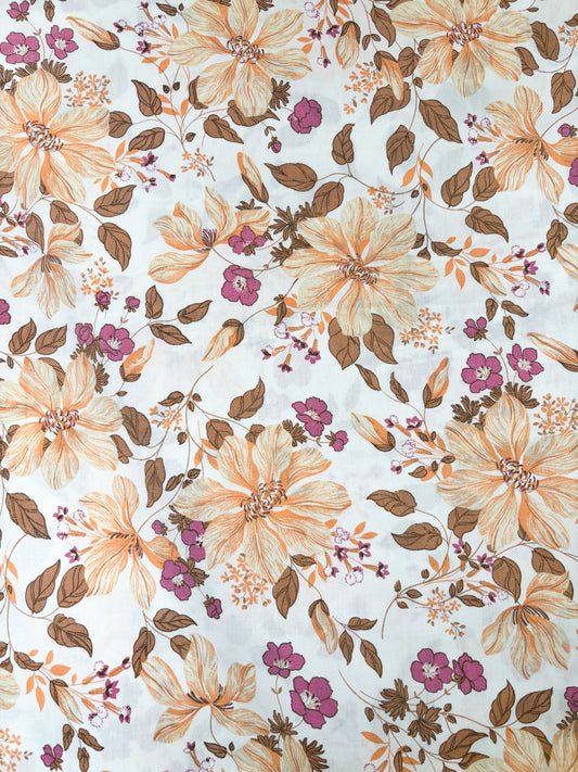 Pink & yellow floral