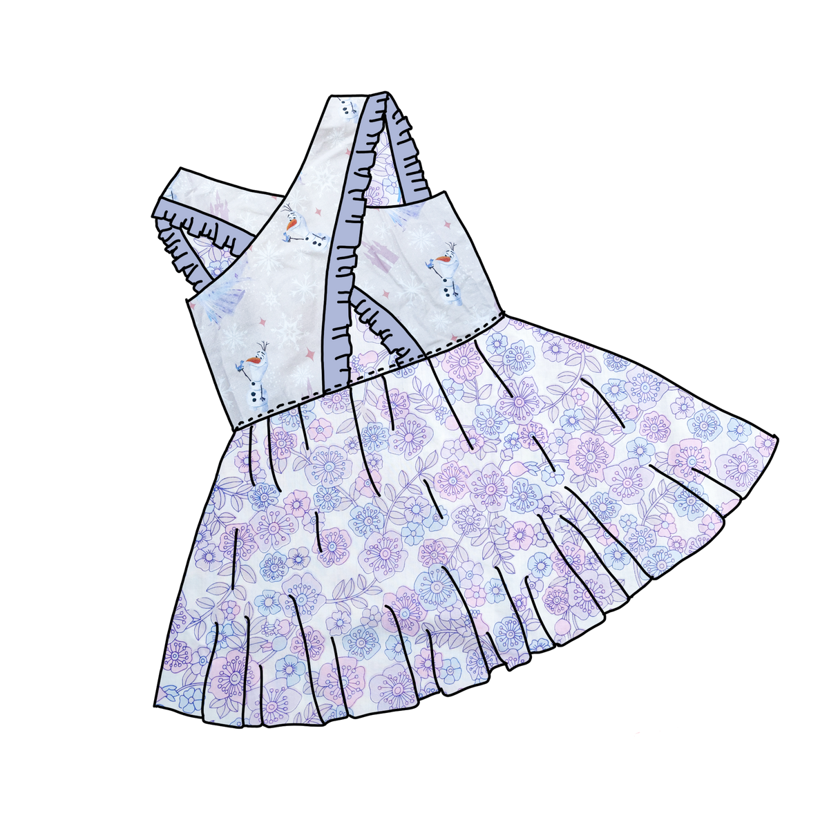 Character fabric slot (clash make in both prints)
